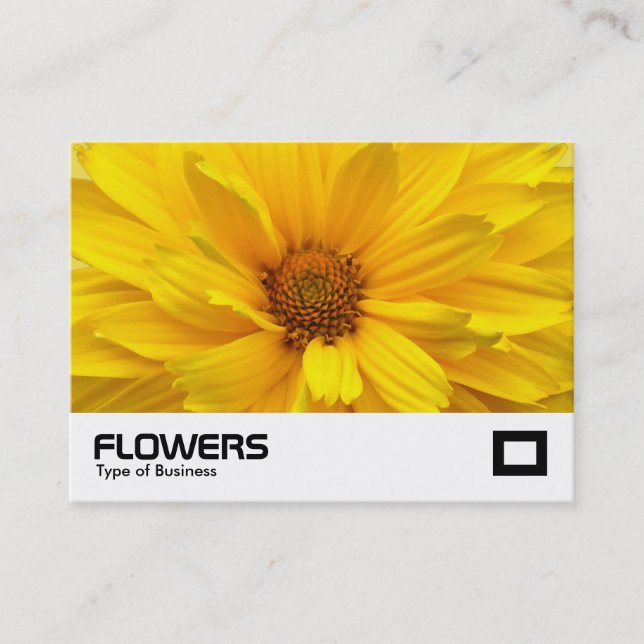 Yellow Chrysanthemum Business Card (Front)
