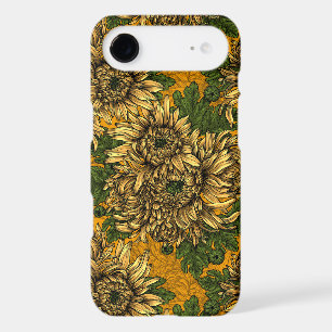 Yellow chrysanthemum flowers