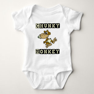 Yellow Chunky Monkey Cute Baby One-Piece Bodysuit
