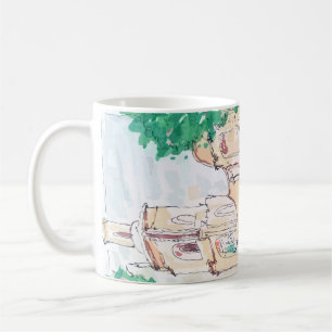 Yellow Church Coffee Mug