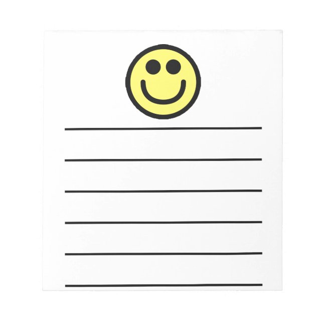 Yellow Classic Face Notepad (Front)