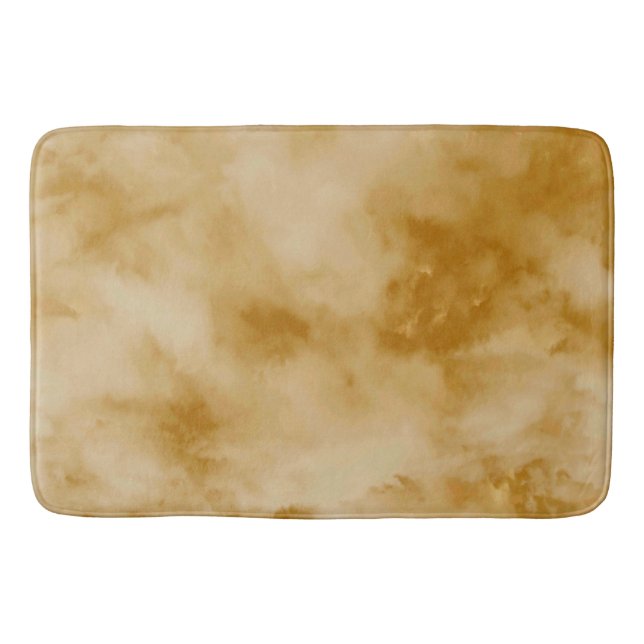 Yellow clouds bath mat (Front)
