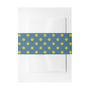 Yellow Clover Ribbon by Kenneth Yoncich Invitation Belly Band