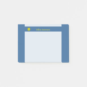 Yellow Clover Ribbon by Kenneth Yoncich Post-it Notes