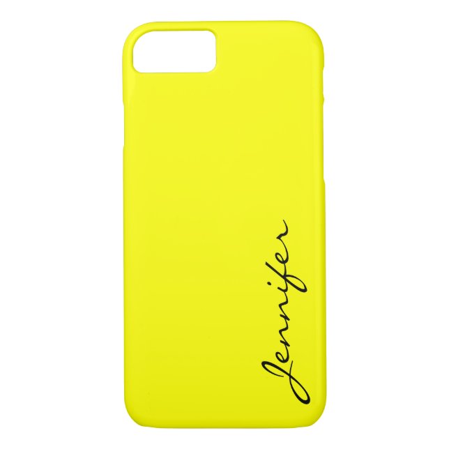 Yellow colour background Case-Mate iPhone case (Back)