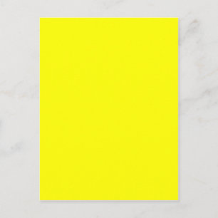Yellow Colour Customised Designer Postcard