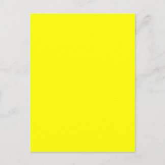 Yellow Colour Customised Designer Postcard