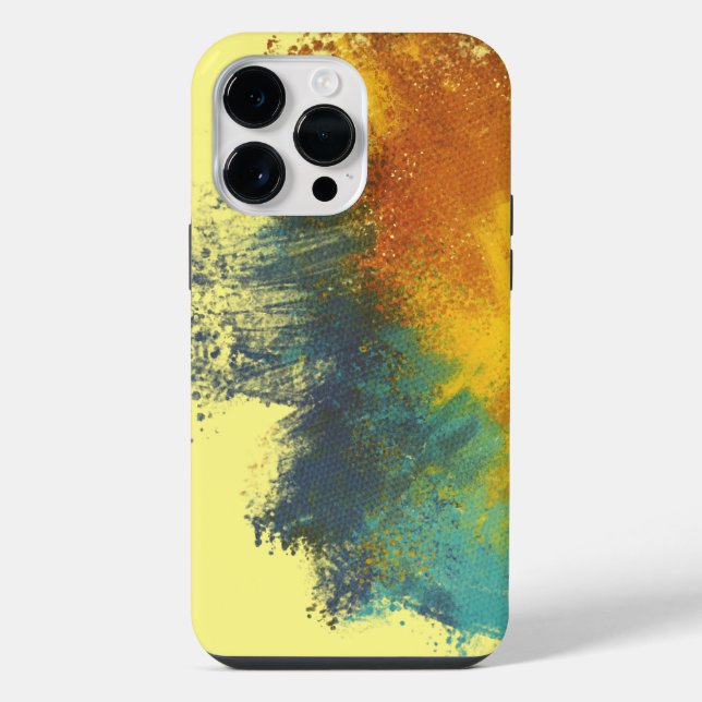 yellow colour iPhone case (Back)