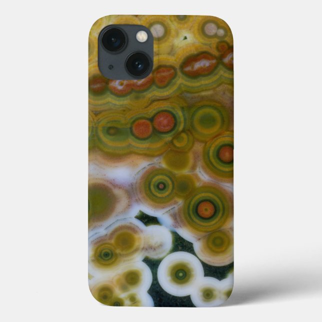 Yellow Coloured Ocean Jasper Case-Mate iPhone Case (Back)
