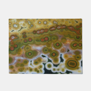 Yellow Coloured Ocean Jasper Doormat