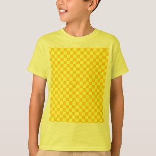 Yellow Combination Classic Chequerboard T-Shirt