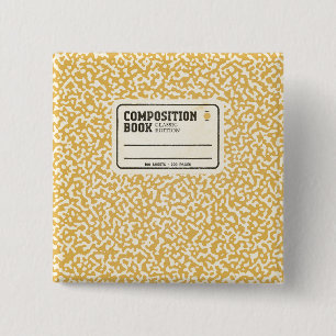 Yellow Composition Notebook Button