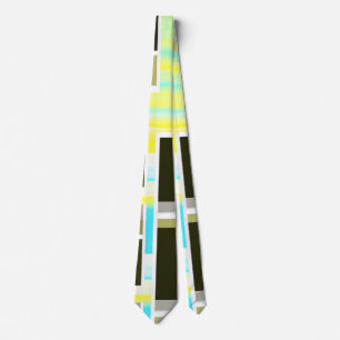 Yellow Composition Tie