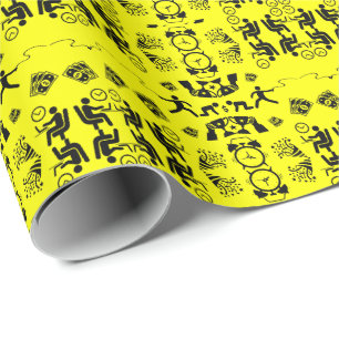 Yellow Congratulations On The New Job Wrapping Paper