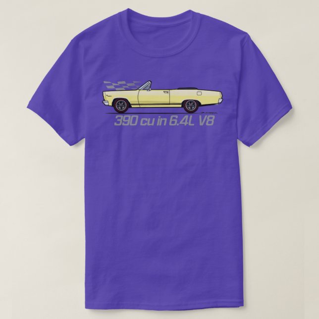 Yellow Convertible T-Shirt (Design Front)