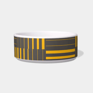 Yellow, cool, unique, trendy, modern lines bowl