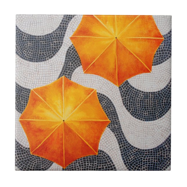 Yellow Copacabana Tile (Front)