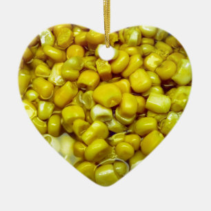 Yellow Corn Ceramic Tree Decoration