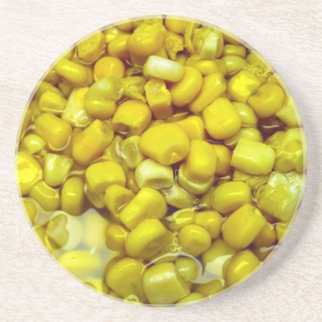 Yellow Corn Coaster (Front)