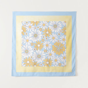 Yellow Country Flower art Tapestry