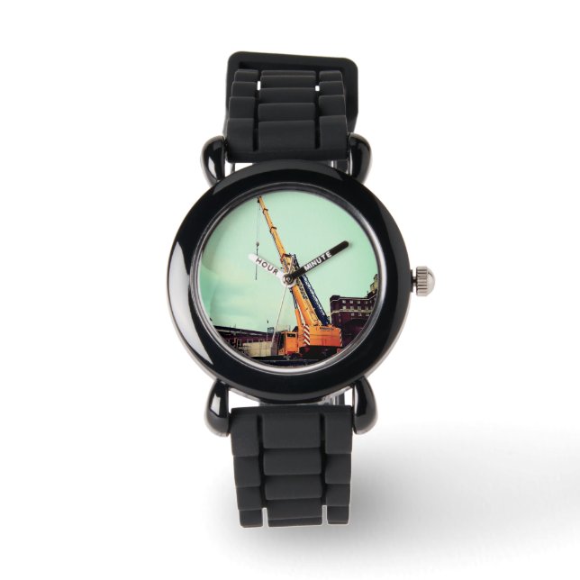 Yellow crane watch (Front)
