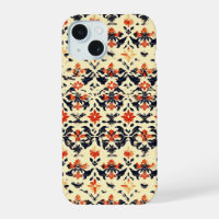 Yellow Cream Folk Pattern