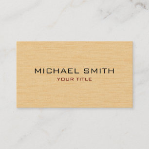 Yellow Cream Professional Business Card