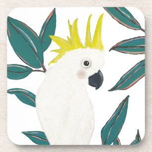 Yellow Crested Cockatoo Coaster