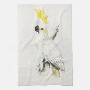 Yellow Crested Cockatoo Kitchen Towel