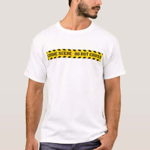 Yellow crime scene do not cross T-Shirt
