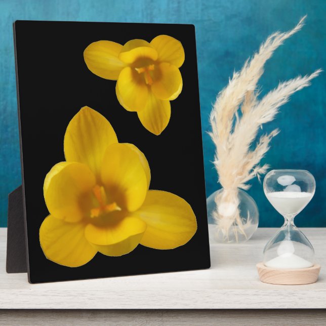 Yellow Crocus Plaque (Side)