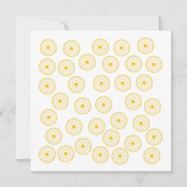 Yellow Cupcake Pattern. (Front)