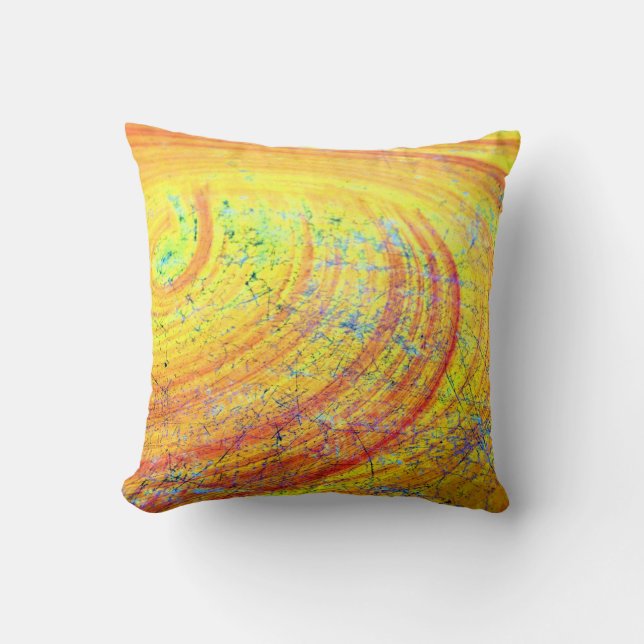 yellow cushion curved lines (Front)