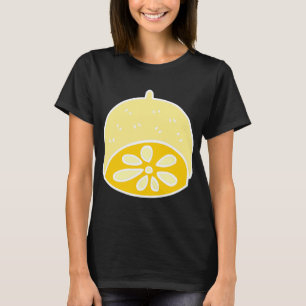 Yellow Cute Food Lemon Fruit Cartoon Kawaii Anime T-Shirt