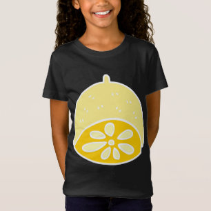 Yellow Cute Food Lemon Fruit Cartoon Kawaii Anime  T-Shirt