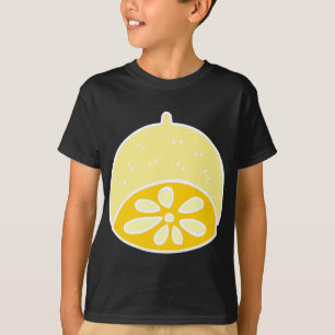 Yellow Cute Food Lemon Fruit Cartoon Kawaii Anime  T-Shirt