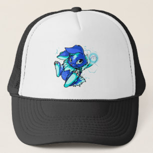 Yellow Cybunny with Stars Trucker Hat