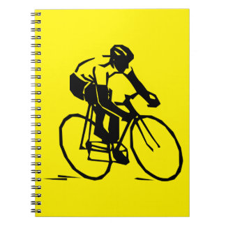 Yellow Cycling Notebook