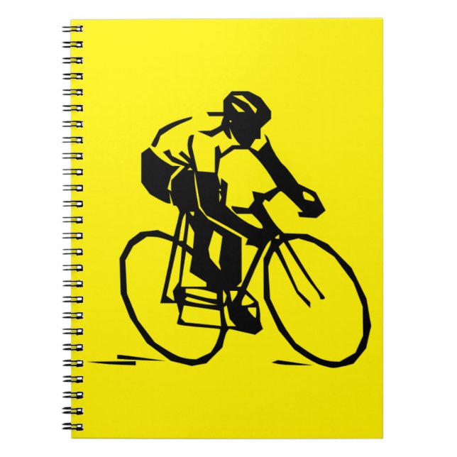 Yellow Cycling Notebook (Front)