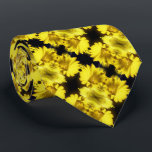 Yellow Daffodil Centre Abstract Pattern Floral  Tie<br><div class="desc">Pretty springtime daffodil flower centre abstract.  Flower photography by Susan.</div>