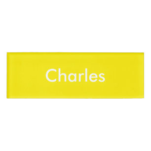 Yellow Daffodil Personalised Template Name Tag