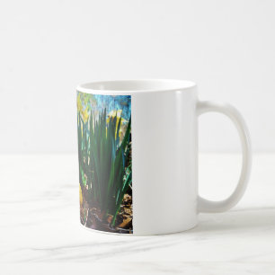 Yellow Daffodils and a Yellow Easter egg Coffee Mug