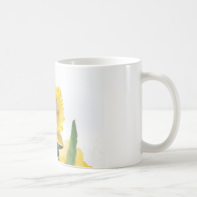Yellow Daffodils Coffee Mug (Right)