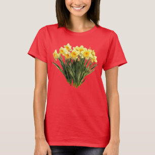 Yellow Daffodils Spring Floral T-Shirt