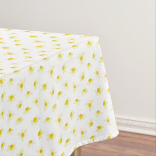 Yellow Daffodils Spring Modern. Tablecloth
