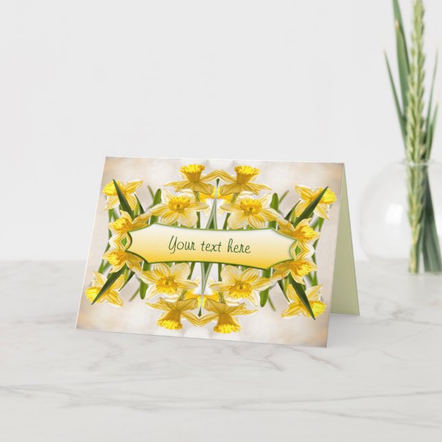 Yellow Daffodils - Thank You (Front)