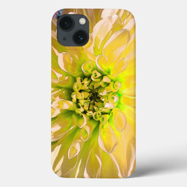 Yellow Dahlia Flower Case-Mate iPhone Case (Back)