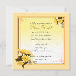 Yellow Daisies Invitation