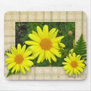 Yellow Daisies Mousepad