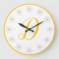 Yellow Daisies Spring Flowers Daisy Floral Initial